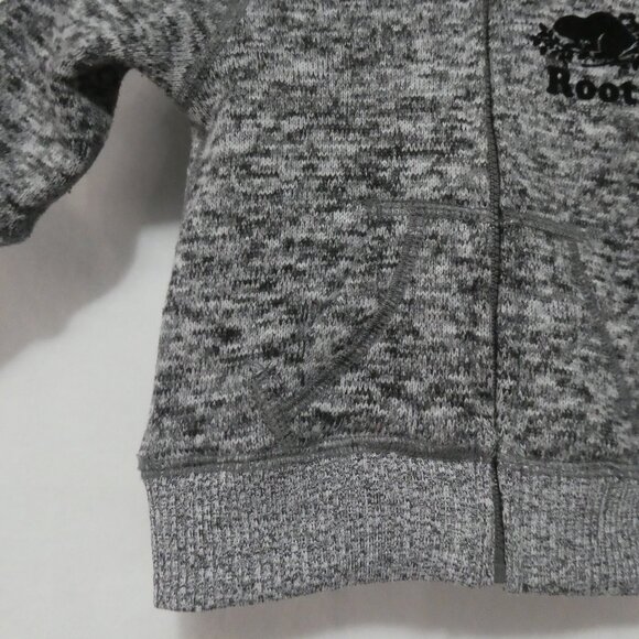 BABY ROOTS - Canada | small (3-6 months) | Salt and Pepper Zip-Up Hoodie | NWOT - Picture 9 of 16
